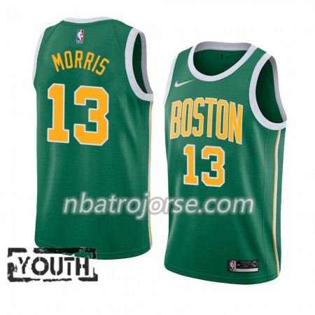 Barn Boston Celtics Tröja Marcus Morris 13 2018-19 Nike Grön Swingman